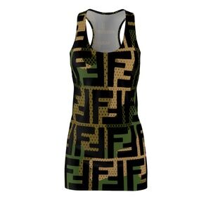 Camo Women's Cut Racerback Dress